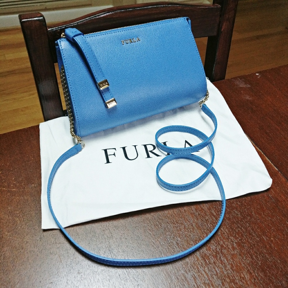 🆕 Furla Are Luna Saffiano Crossbody Bag